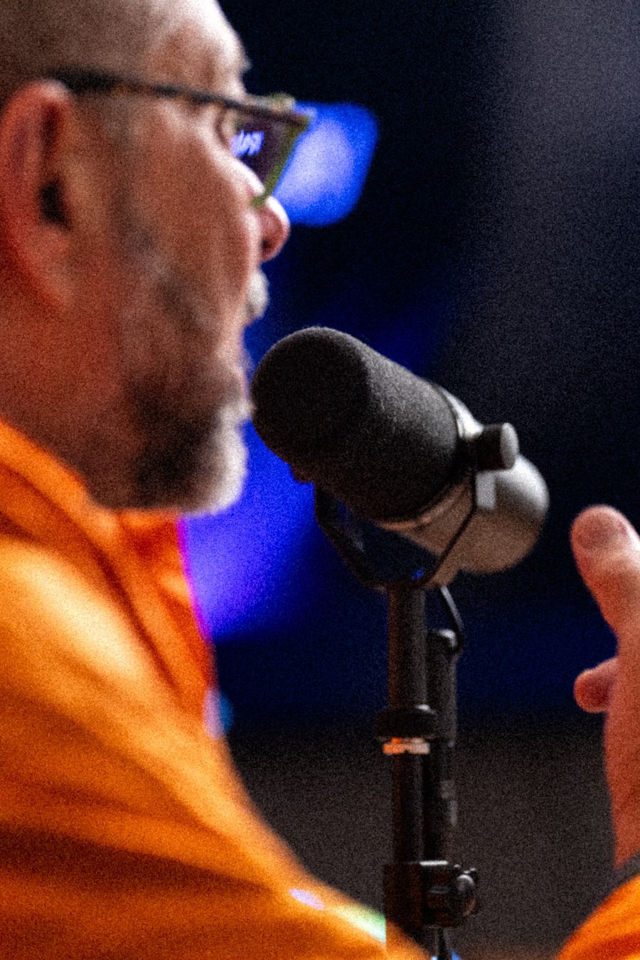 Gravação de podcast no Studio2pontoZero